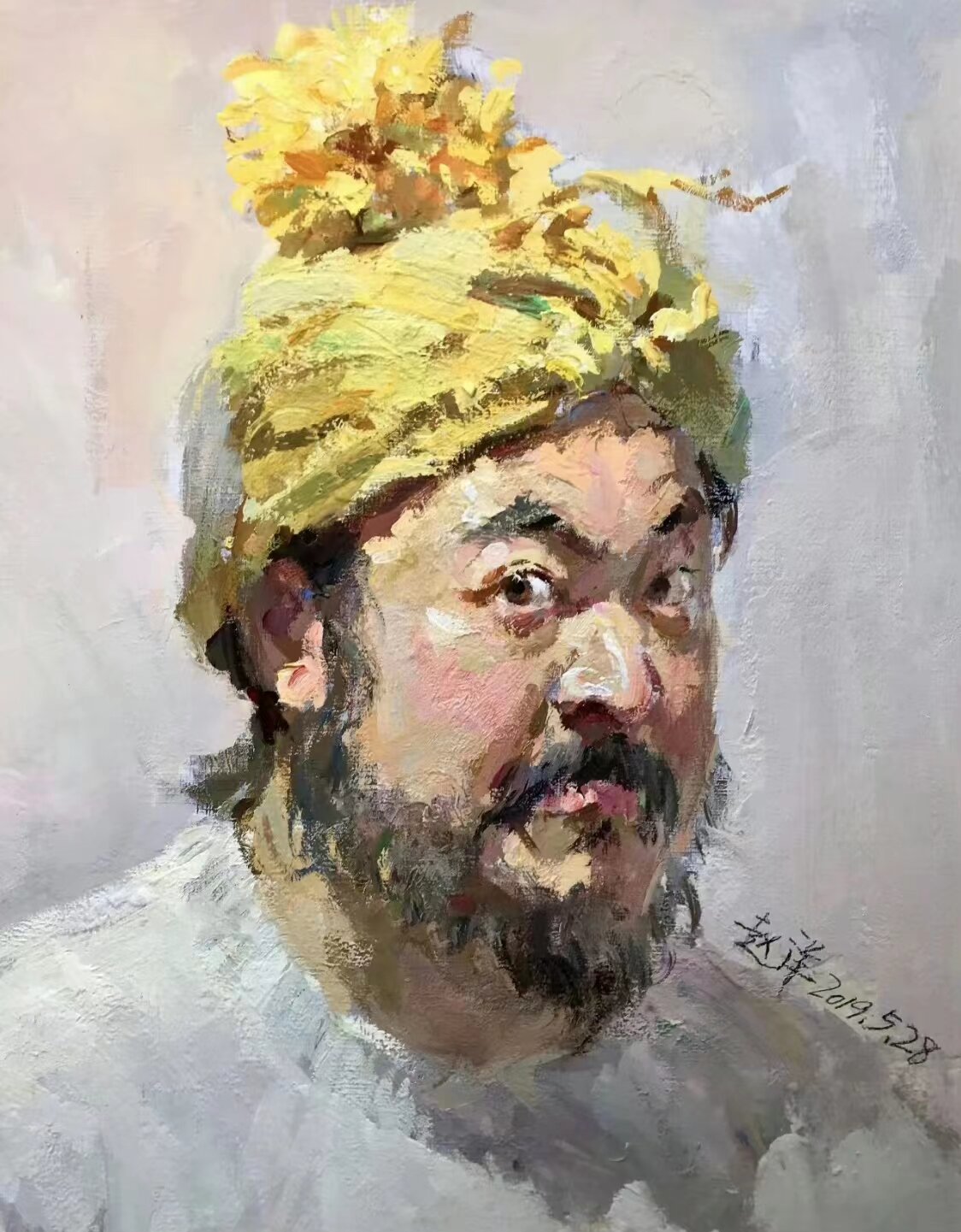 调色/绘画步骤参考 色彩头像是有厲于自己的固有色,人的皮肤是半透明