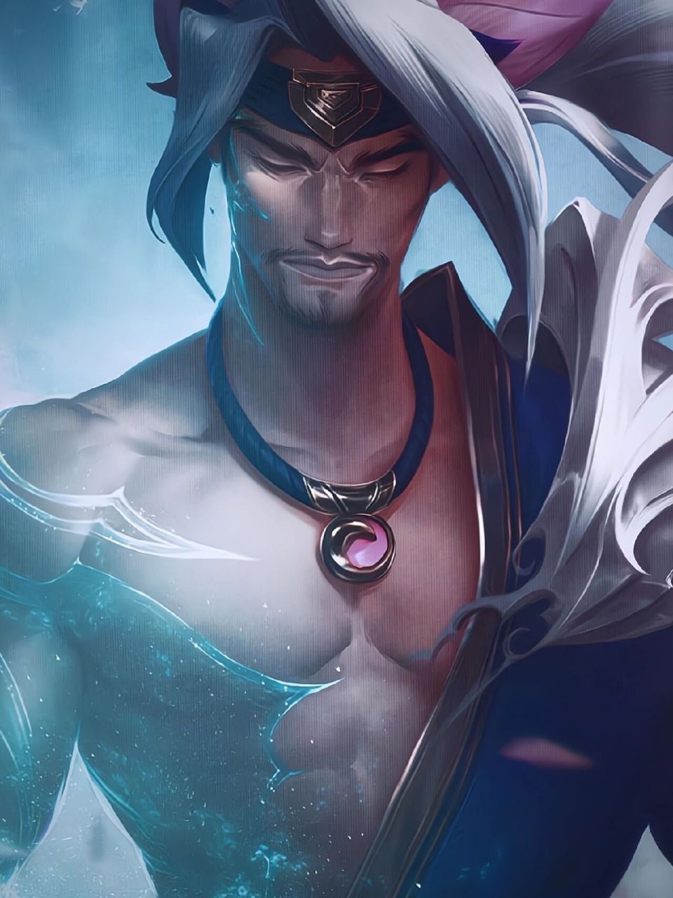 《英雄联盟》-亚索壁纸 孩童时期的亚索经常把村里人对他的评价信以为