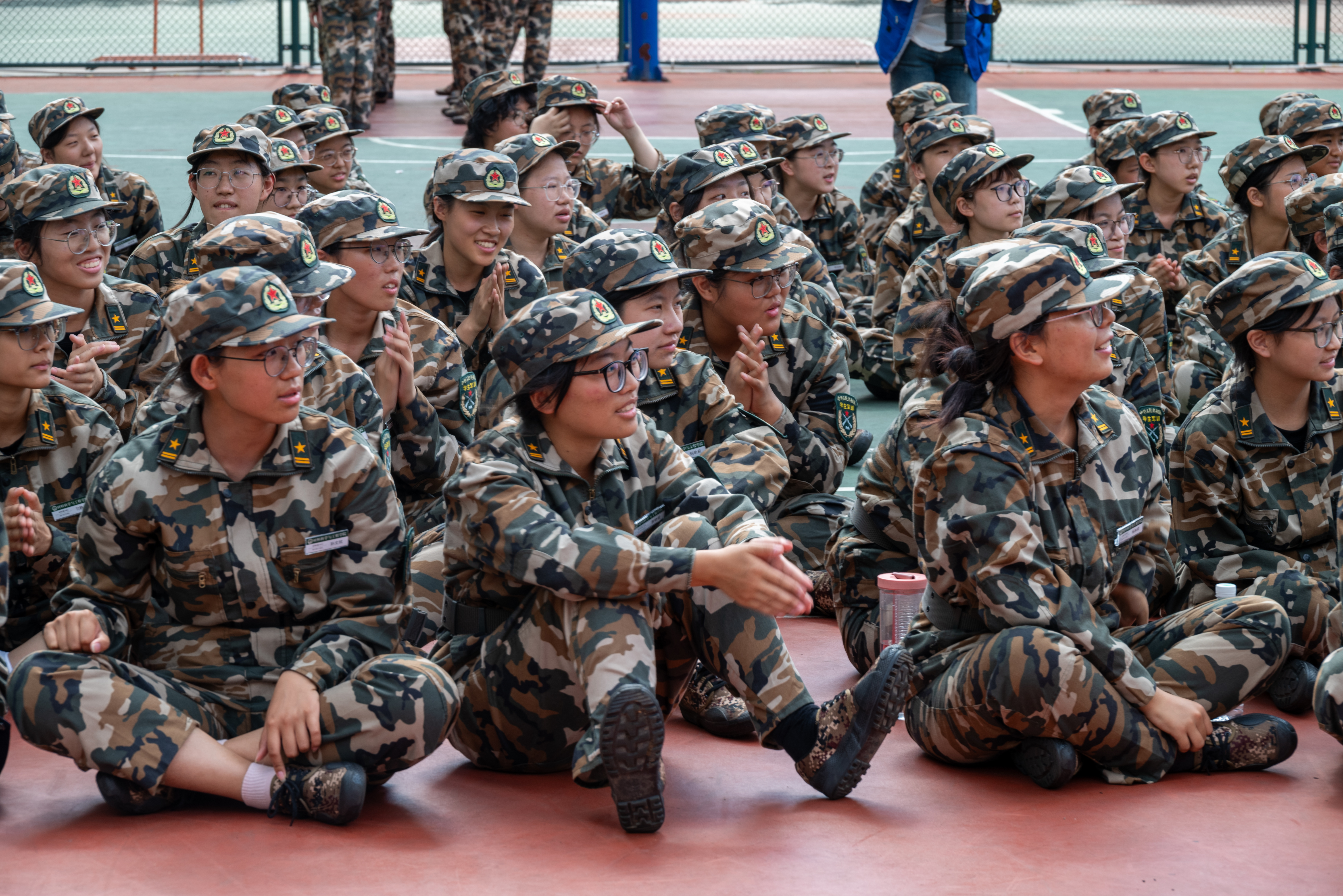 阜阳师范学院 军训服图片