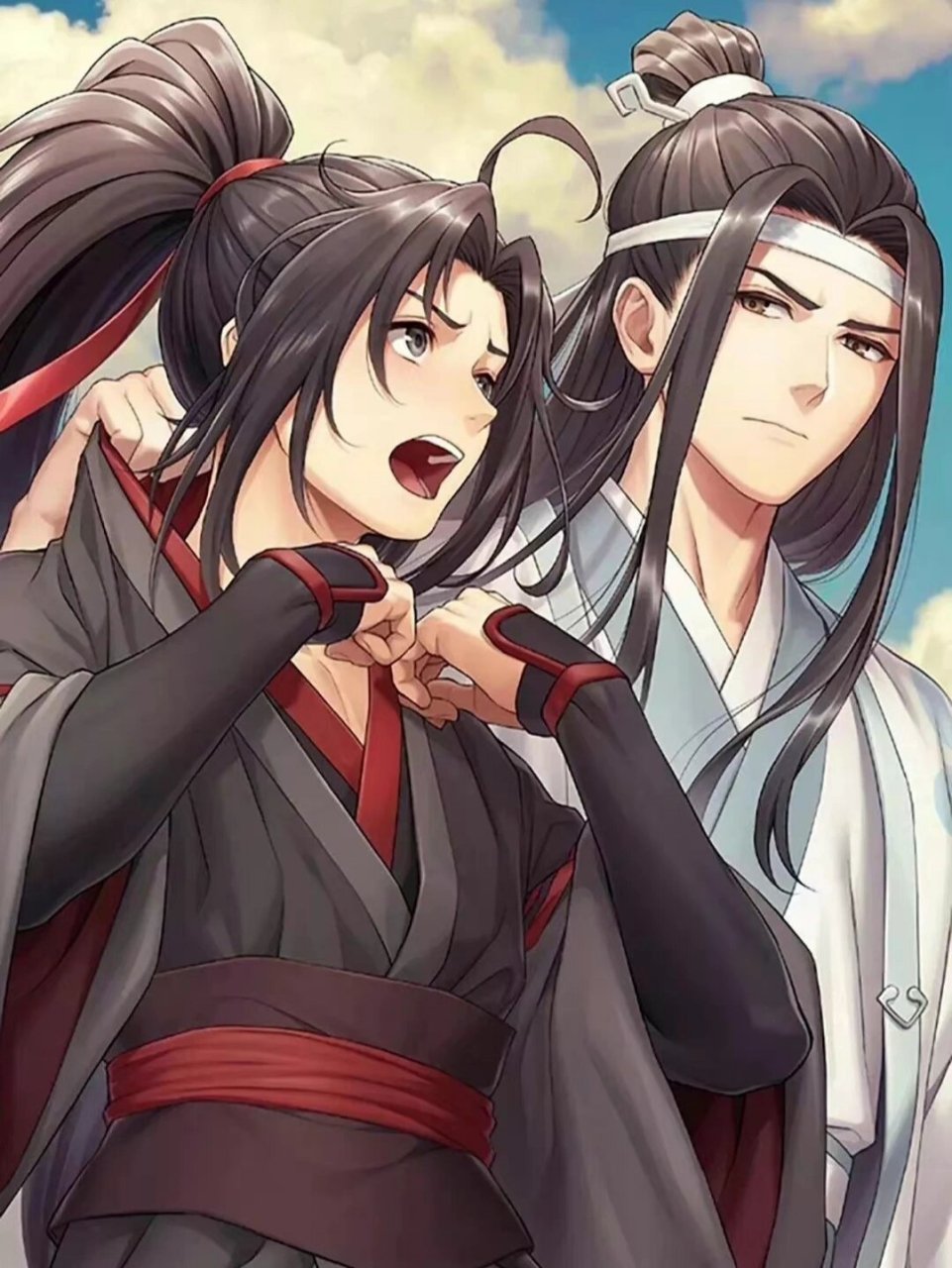 魔道祖师 魏无羡与蓝忘机 那些超唯美的照片哦. 满满都手机壁纸.
