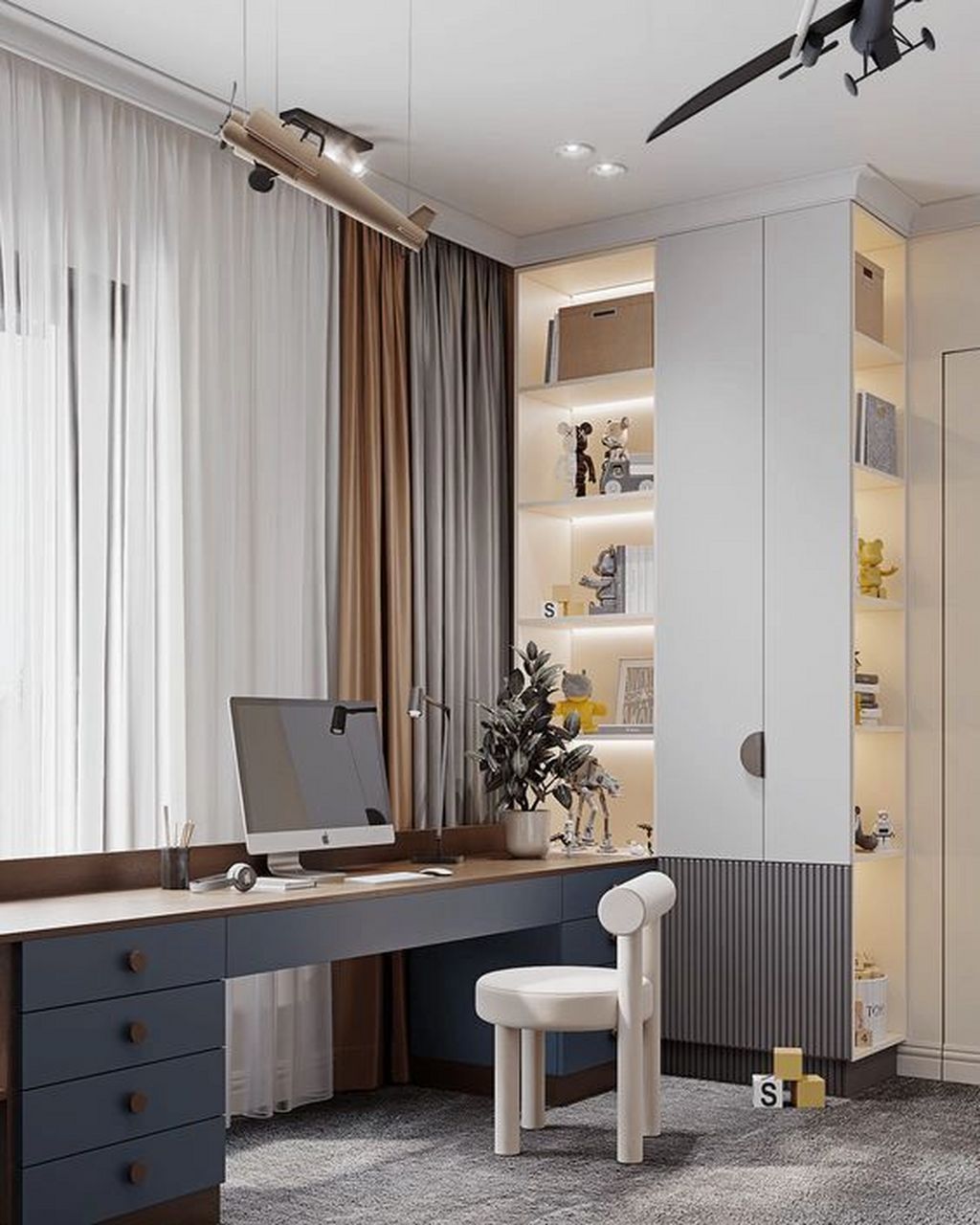 9款靠窗户的柜子设计!