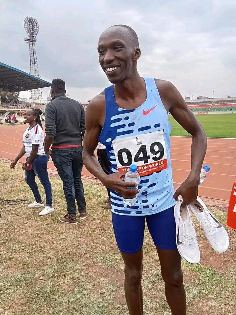 肯尼亚名将蒂莫西·切鲁伊约特 (timothy cheruiyot)在肯尼亚的世锦赛