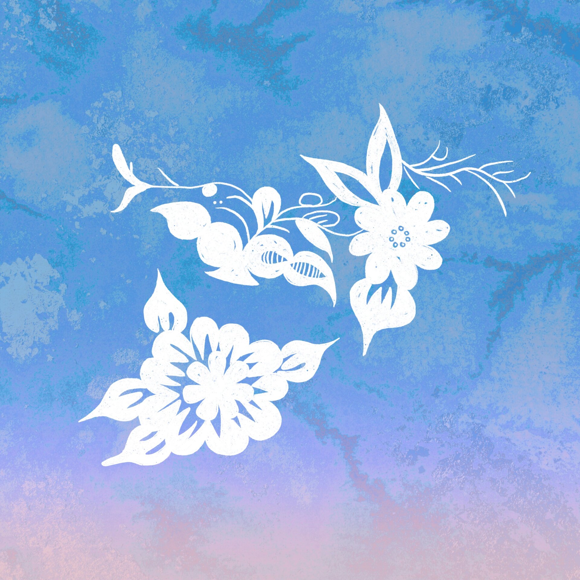 📜苗族花草纹小传: 	 🌸蜡染图画上,随处可见的花草植物纹,在苗族