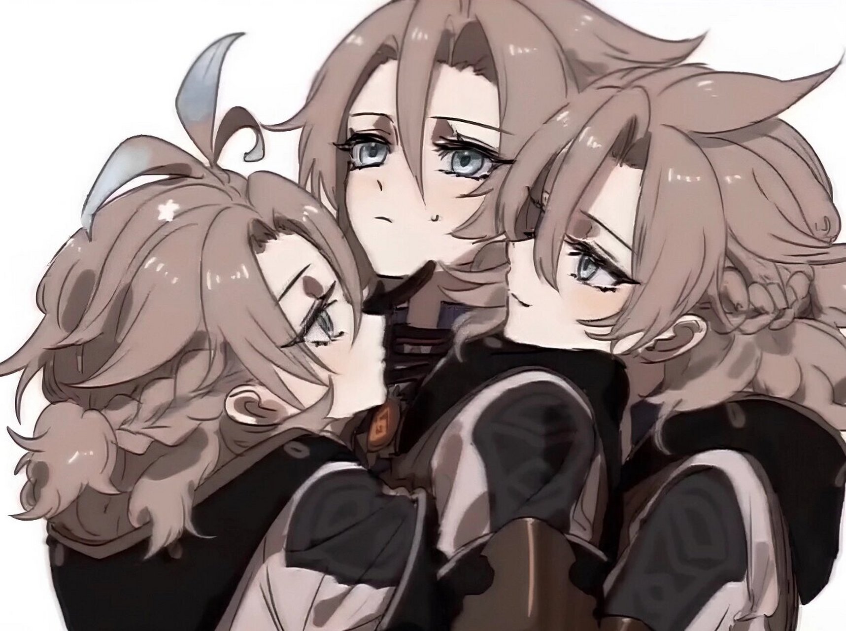 吸吸～双垩贴贴 花假指阿贝花和阿贝少,花真指阿贝花和阿贝多,因为不