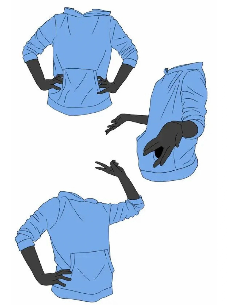 【绘画方法】快来看看你的叉腰画对了吗 易错点纠正