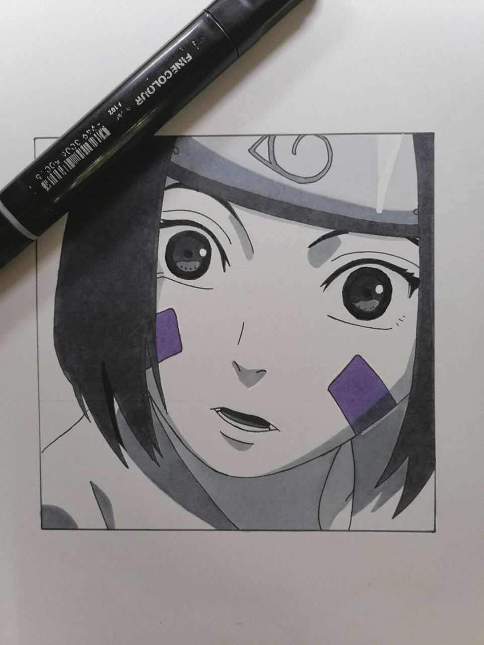 琳教程 #火影忍者# #手绘教程# #琳