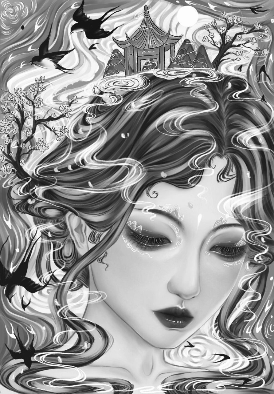 巫山神女·瑶姬 #古风插画# #巫山# #板绘厚涂