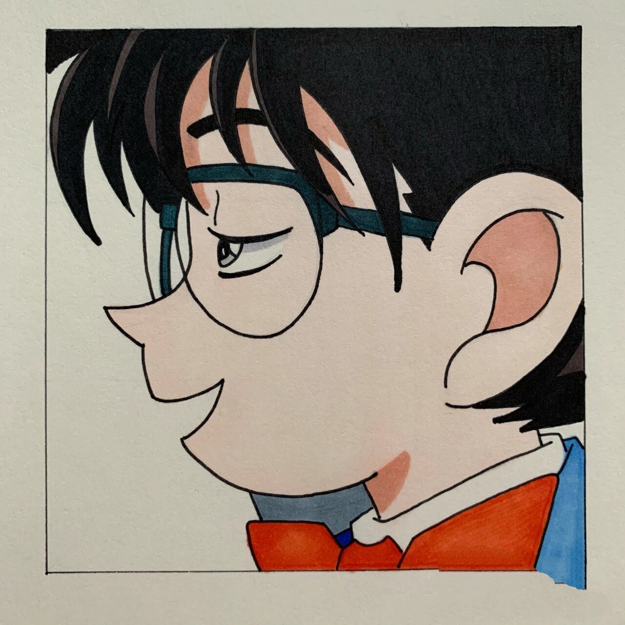 教你画柯南 附教程