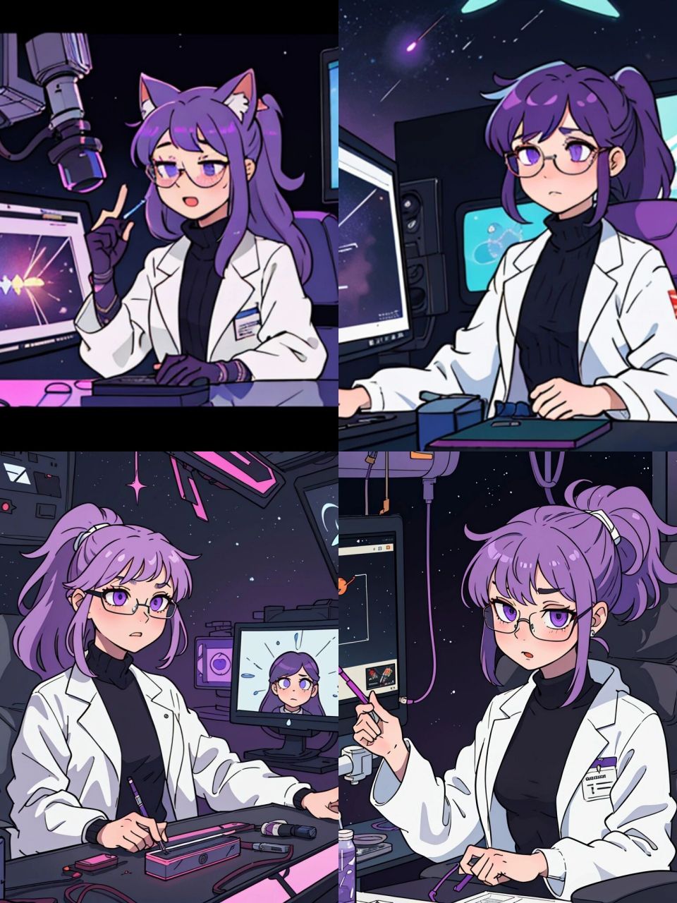 紫人组的科幻美漫风1(intp) ai🍟:我是intp,也就是逻辑思维型的人格