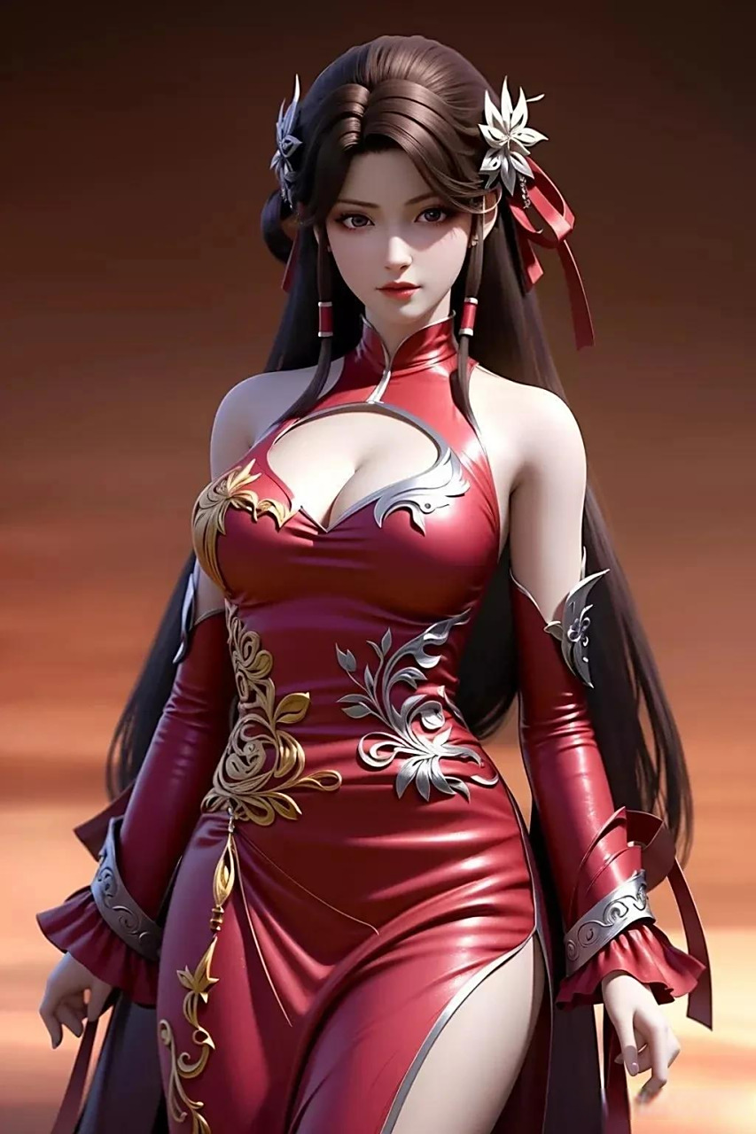 a动漫红衣女神i火灵儿