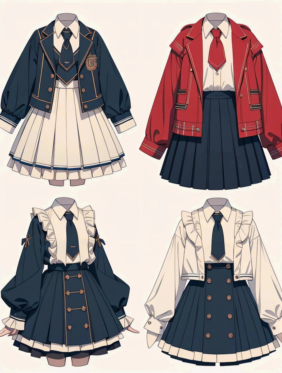 服装设计图 #服设# #lo裙# #服装效果图# #服装设计# #学院风# #绘画