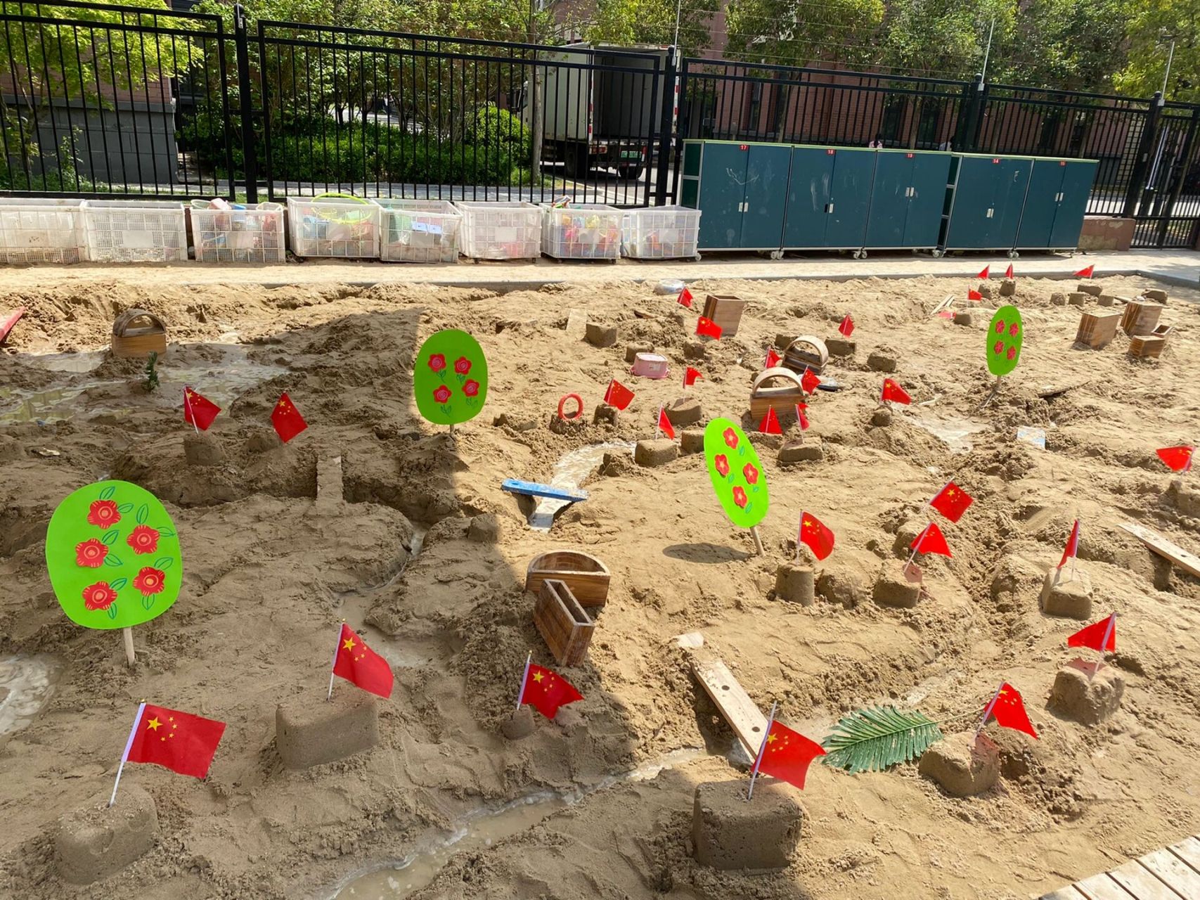 幼儿园户外沙水区之沙堡之城
