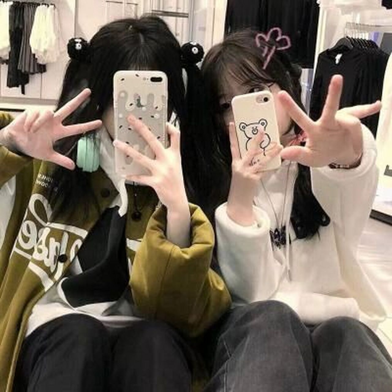 ins闺蜜真人头像