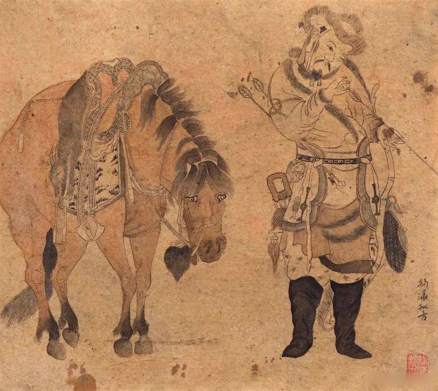 故宫博物院藏.赵伯骕,字希远,宋朝宗室,太祖七世孙,赵伯驹之弟.