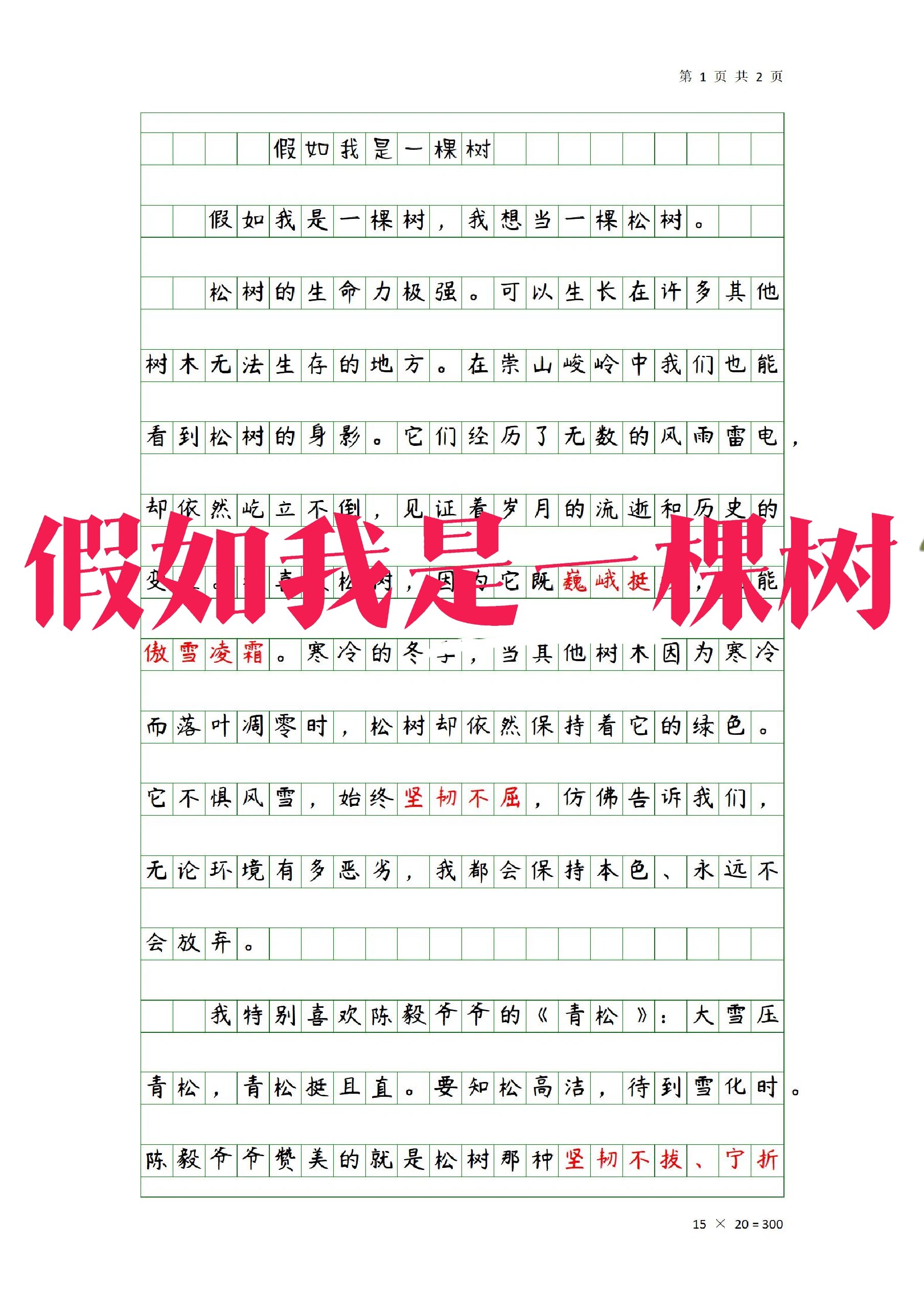 小学三年级作文