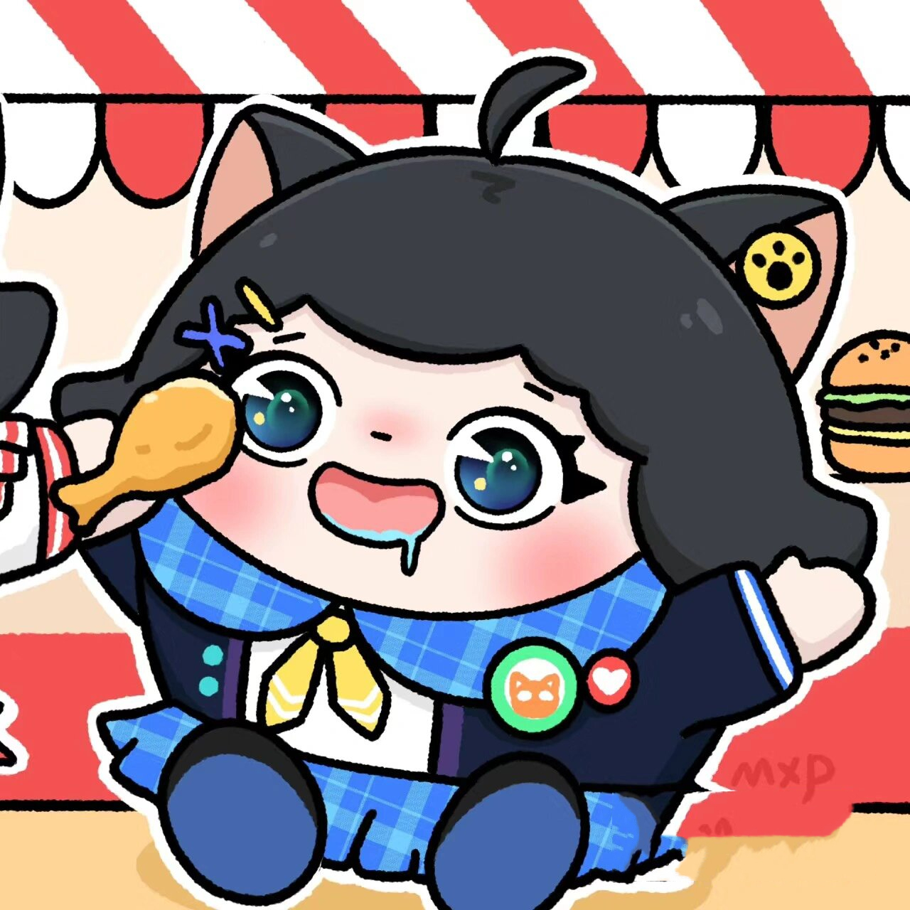 93蛋仔派对元气丸子95淘气丸子95肯德基联动头像合集95