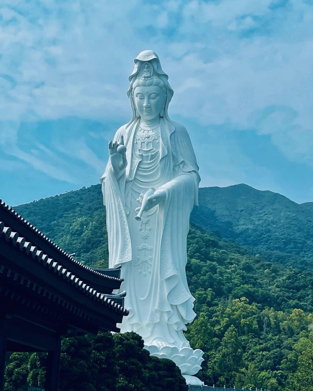 亚洲最美寺庙之一慈山寺 李嘉诚基金 30亿建成的寺庙 风格建筑非常