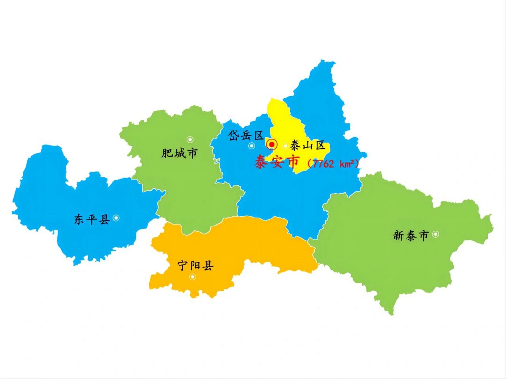 山東·泰安市景區景點79個1/2 下轄: 2個市轄區:泰山區,岱嶽區 2個