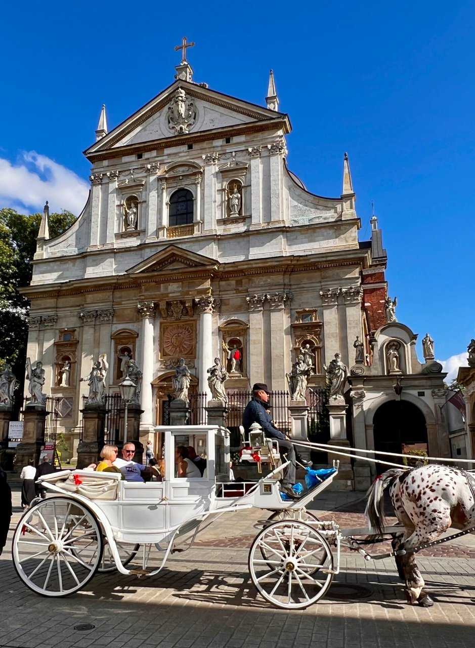 欧洲第二大广场market square. krakow克拉科夫,原波兰首都.