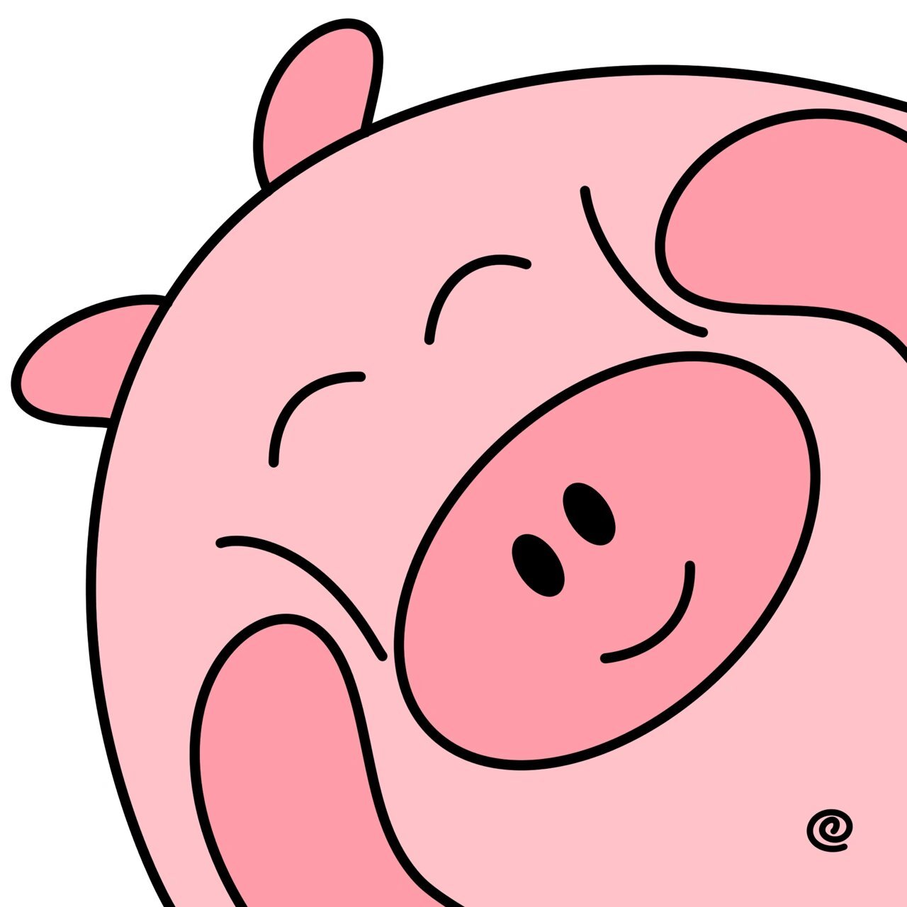 简笔画 | 动物园之十二生肖 78 闲来画了一组萌萌哒动物大头贴