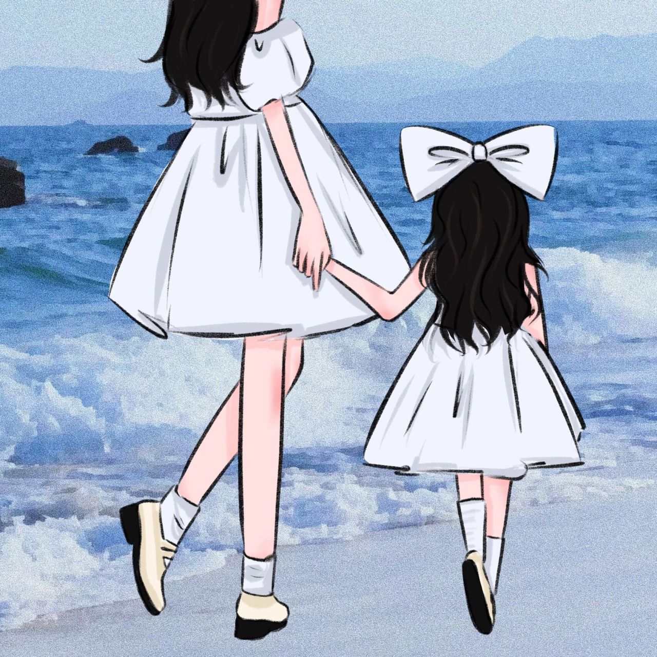 亲子头像/虽然两个人不错 但三个人很幸福95 亲爱的宝贝 疫情之后我