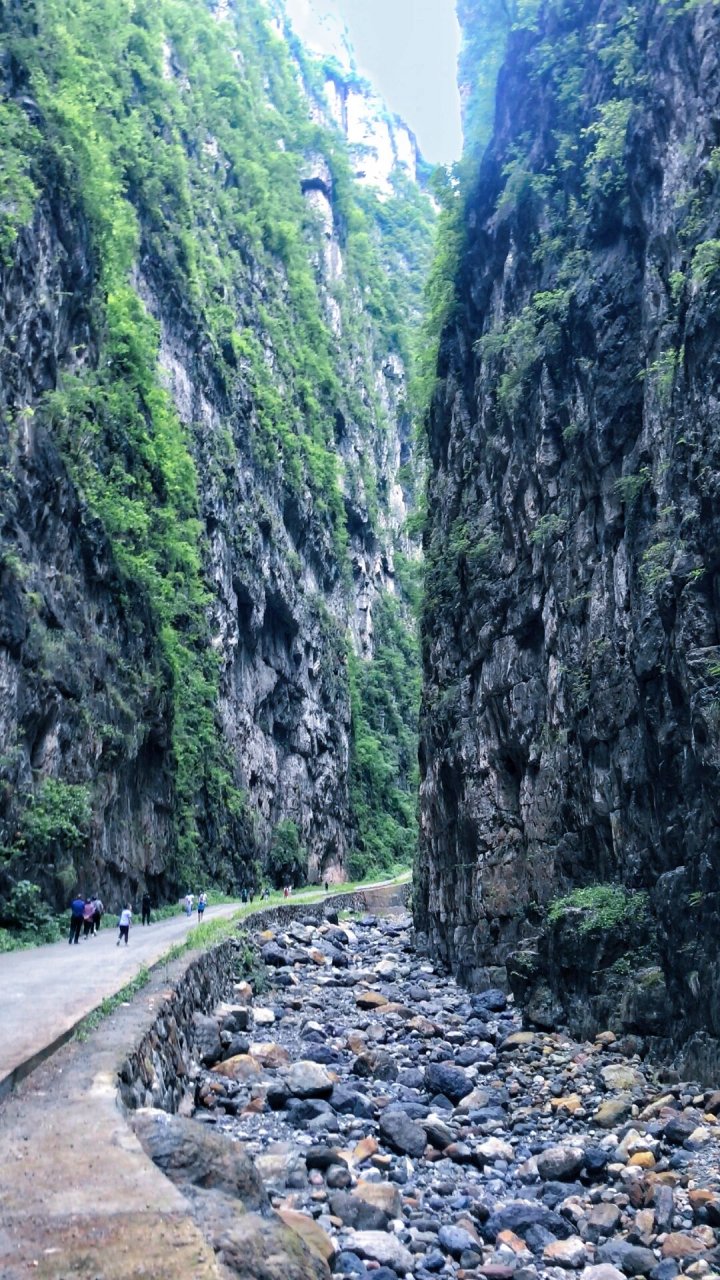 白熊沟的入口,犹如一个隐秘的世界!