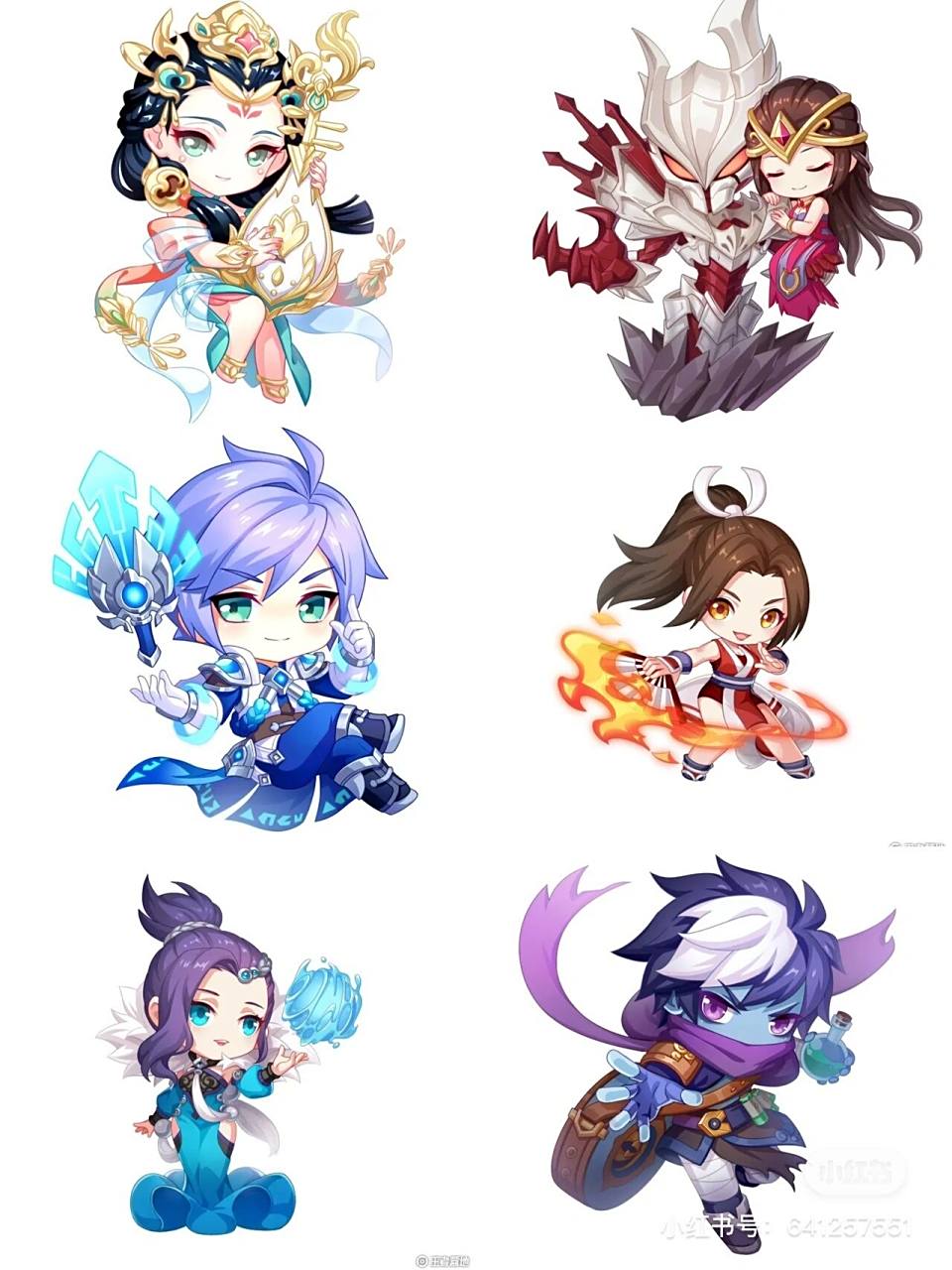 王者荣耀q版头像 王者荣耀头像合集,后面还有几张,下一弹发,想要的