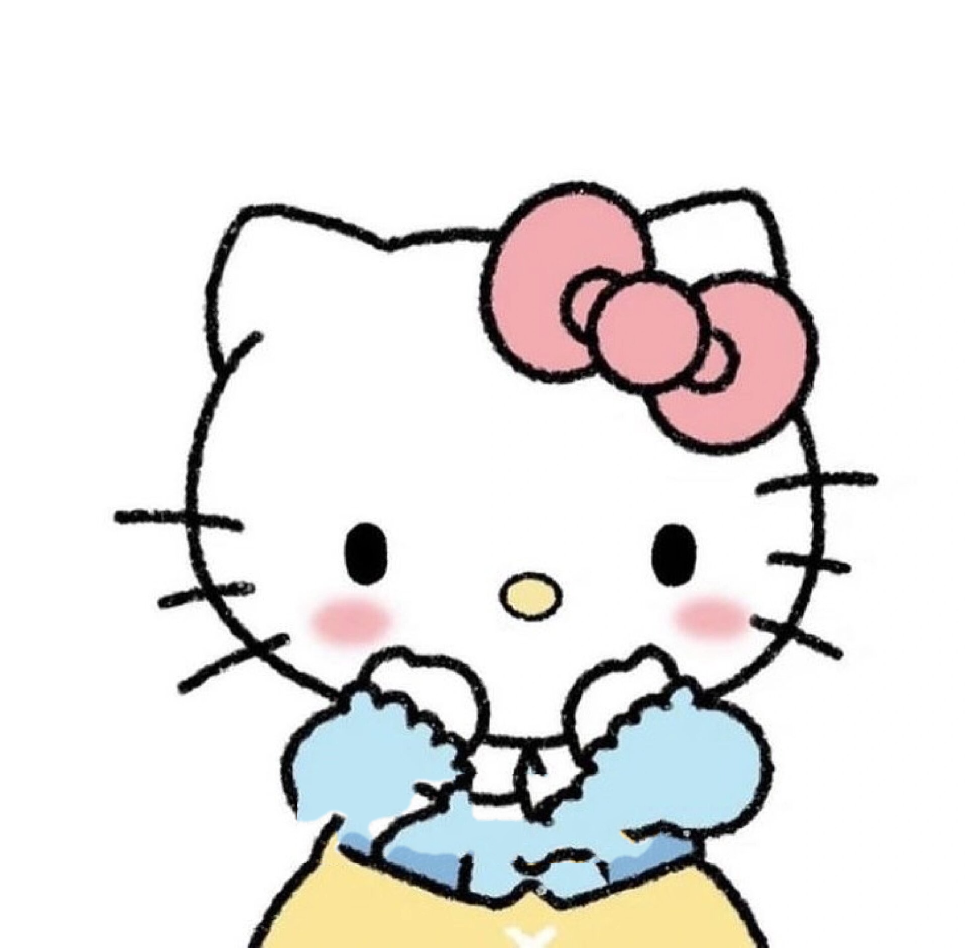 「情侣头像」4组hello kitty可爱情侣头像 搞怪幽默kitty猫情侣头像