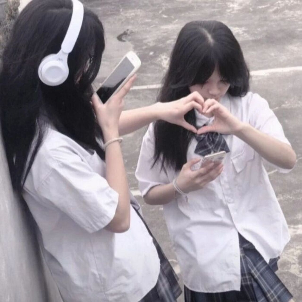 校园青春感闺蜜头像95