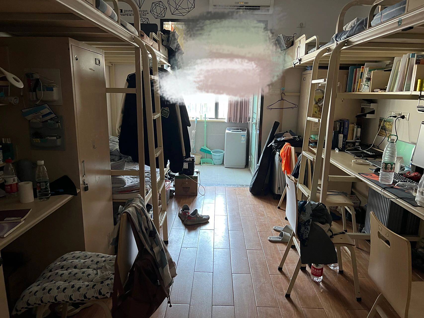 武汉工程科技学院五人寝实拍   武汉工程科技学院宿舍实拍 拒绝网图