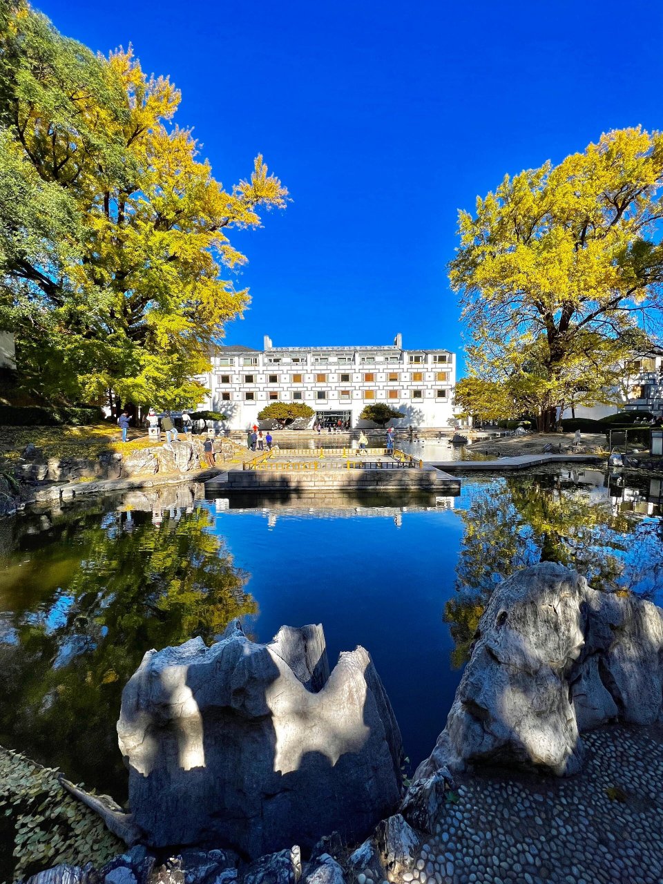 香山饭店 晚秋 帝都每到秋天,香山变成为姹紫嫣红的一景, 这景致里有