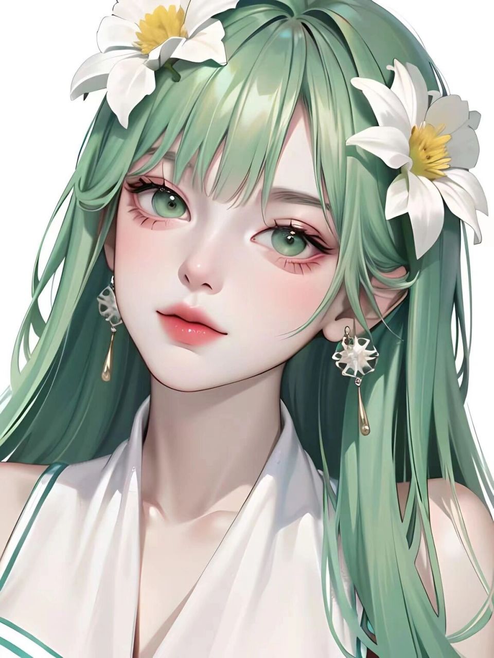 绿色系|馥郁明丽 楚楚动人 这个的头像也让人心动了,楚楚动人 出处