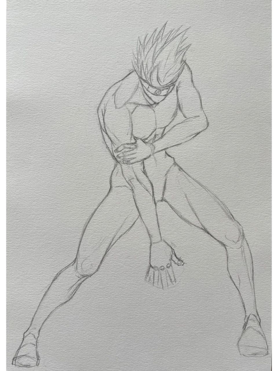 卡卡西手绘-火影忍者