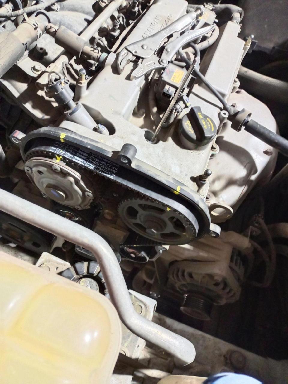 长安cs75更换正时皮带.做点更换