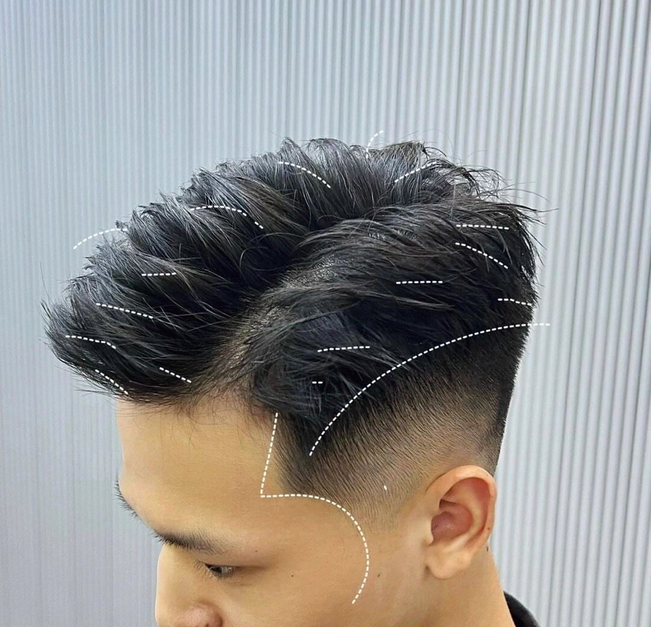 港风侧背头男生一定要尝试的发型男生烫发～ 喜欢成熟