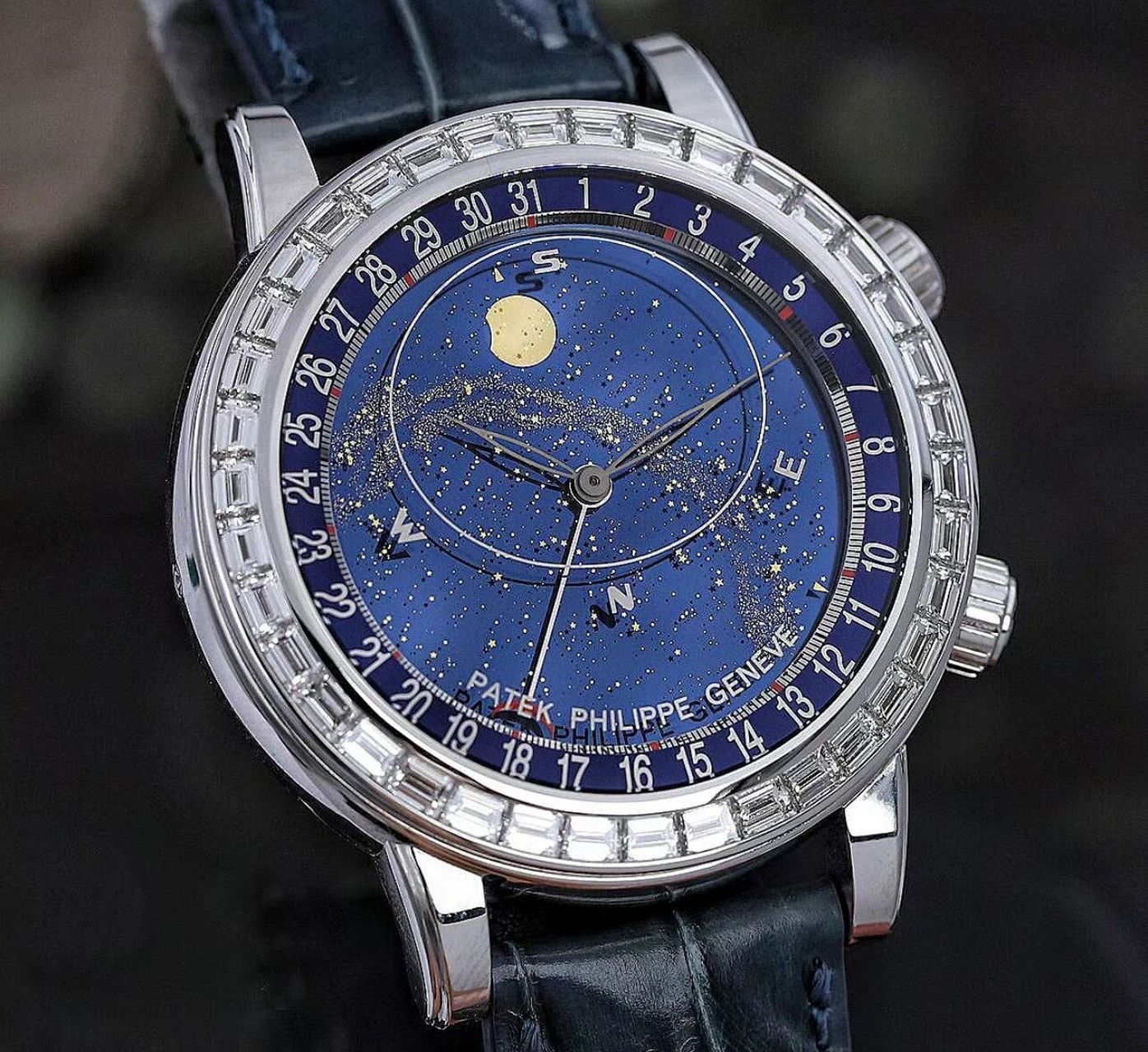 百达翡丽日內瓦星空 呈現时间之美 patek philippe 6104g 蓝色苍穹