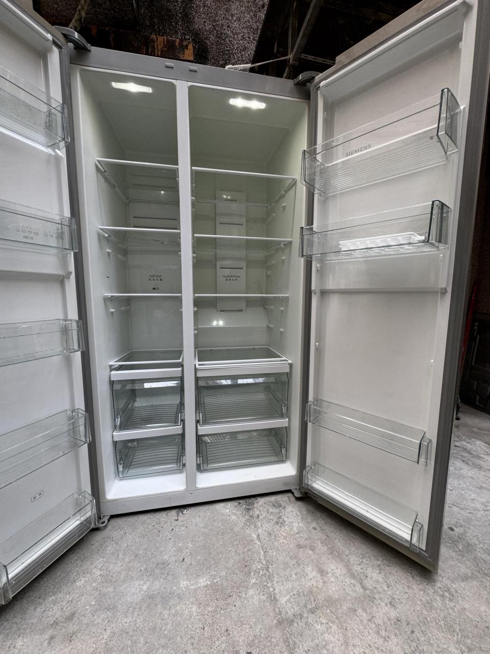 西门子新款无把手610升变频风冷无霜带开门冰箱特价出售!