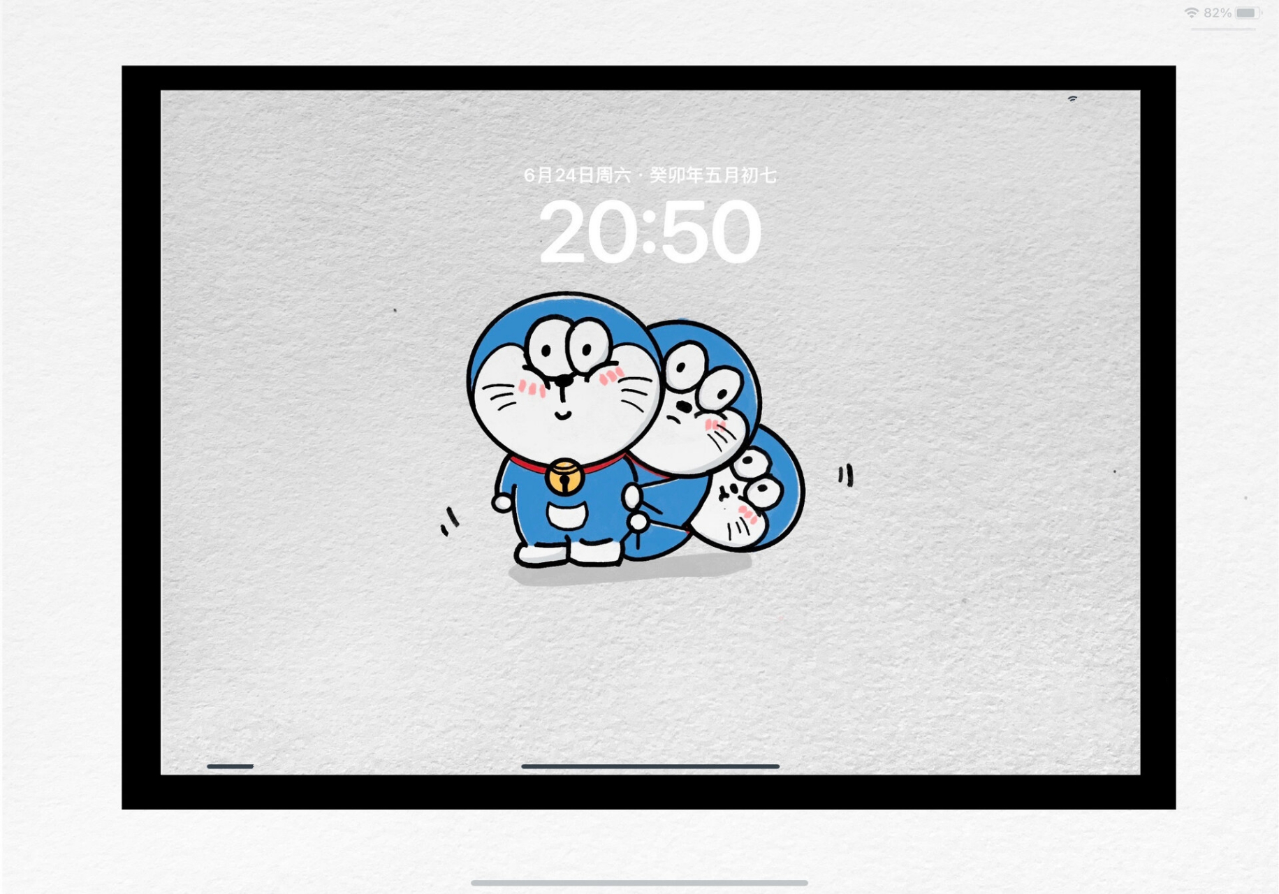 ipad pro11英寸壁纸【哆啦a梦】系列 画了好多天 今天终于画完了 都是