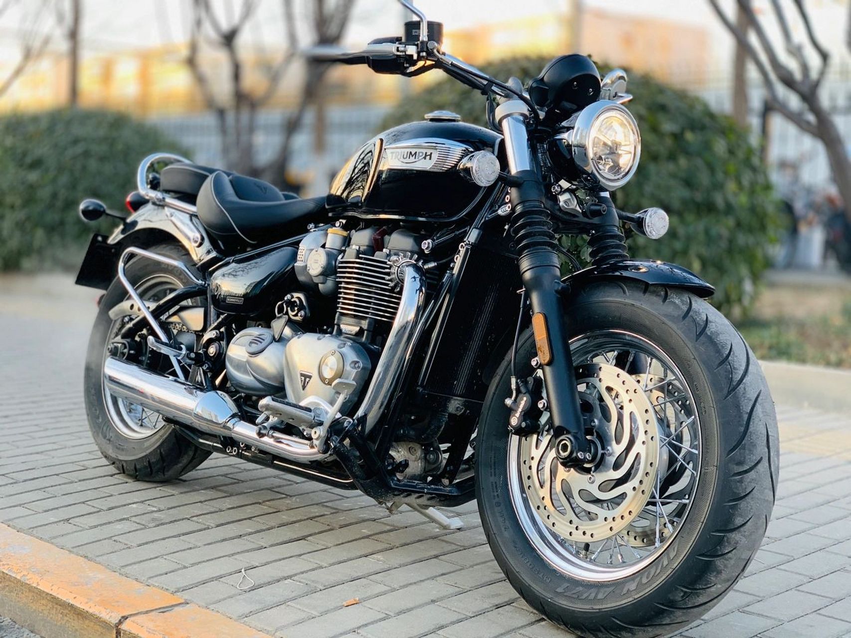 速度老法师 又猛又好骑 凯旋速度大师 作为凯旋bobber的亲兄弟,刚上市