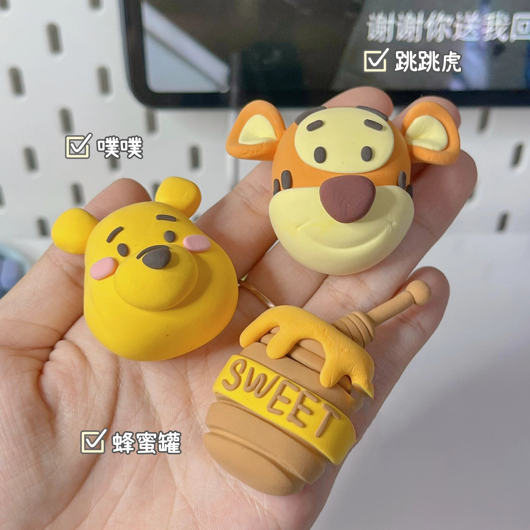 粘土61可爱玩具总动员系列相框9815附细节图99 材料:超轻粘土