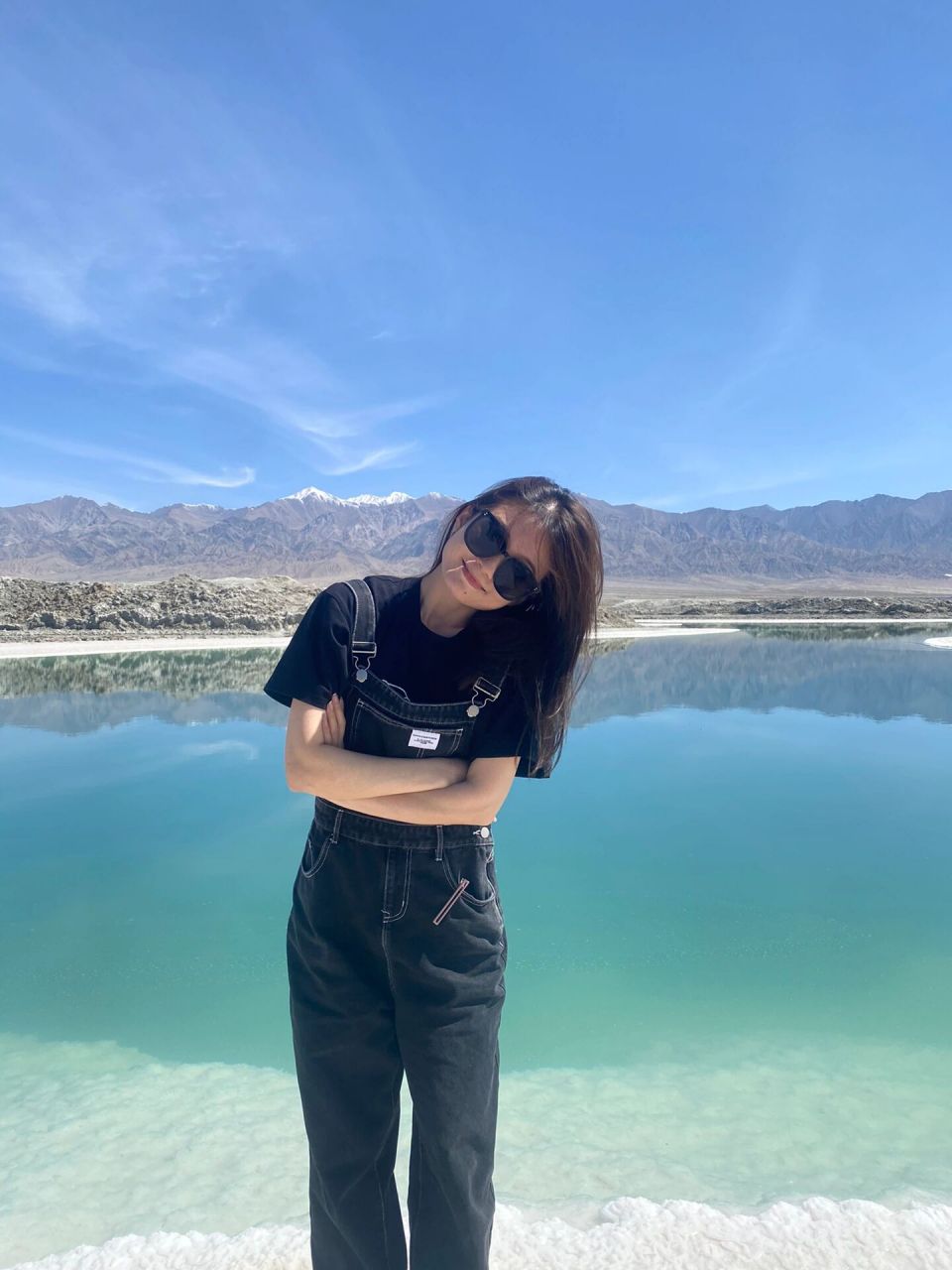 大柴旦翡翠湖拍照姿势91get!