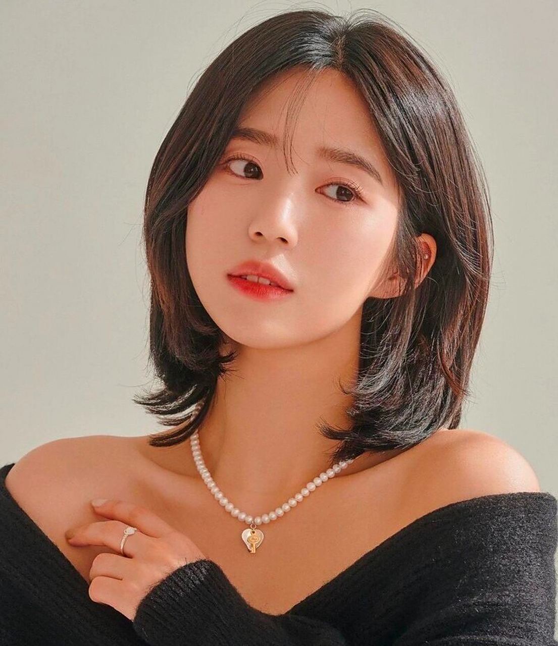 拿捏初恋感91齐肩内扣锁骨发 95这款齐肩内扣锁骨发真的日常百搭