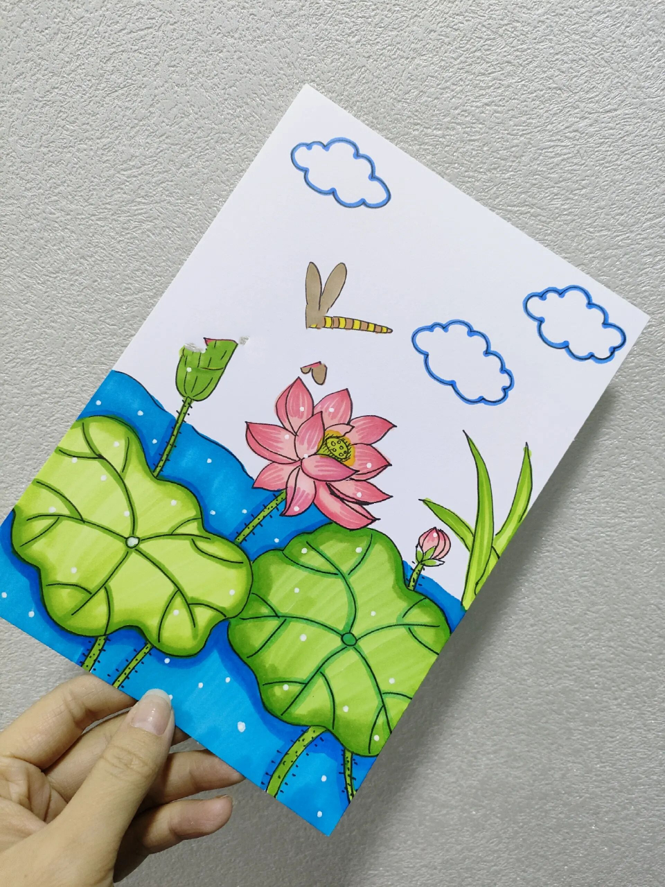 荷花简笔画 荷花简笔画