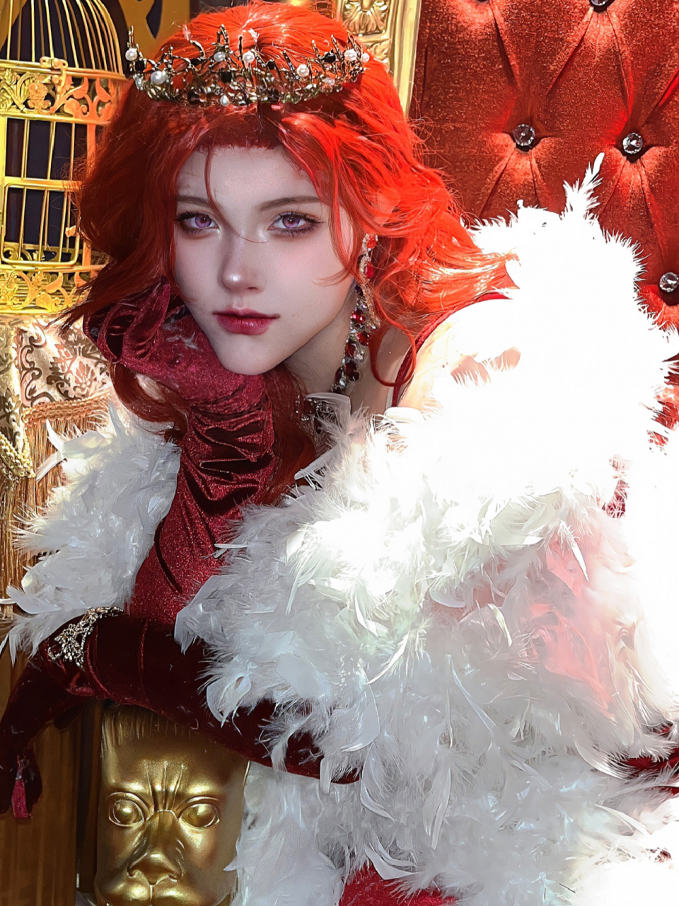 灵魂——红桃皇后 红桃皇后|兆木弛|我在惊悚游戏里封神 cos|cosplay