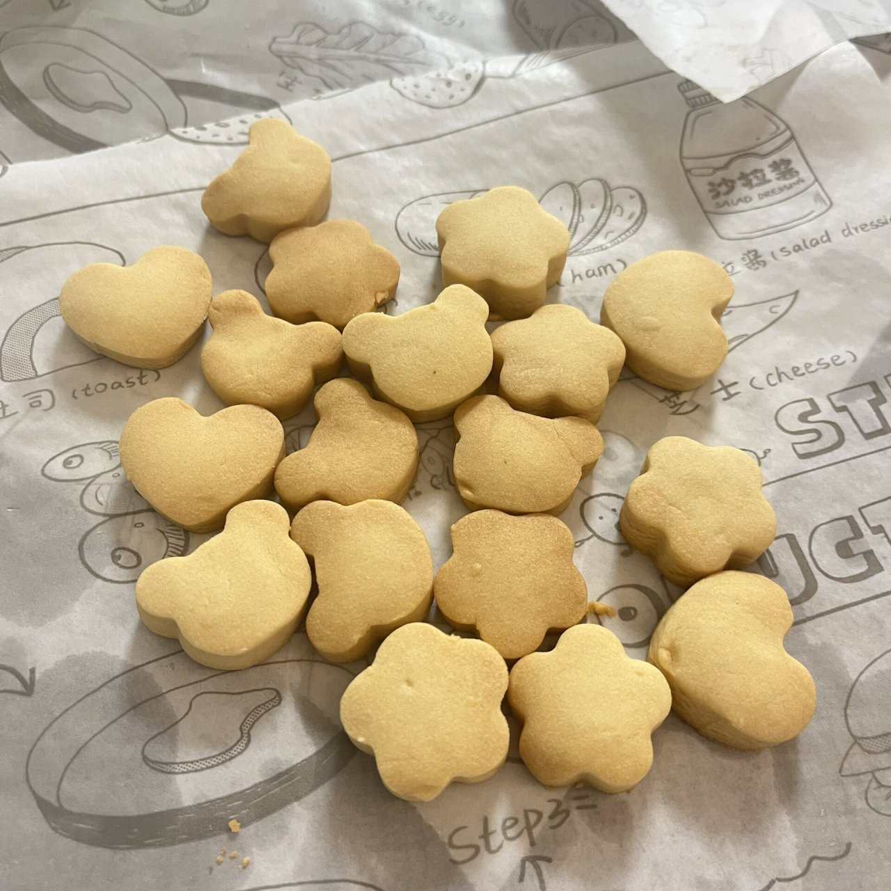 简单易做的黄油小饼干 黄油小饼干其实特别简单!