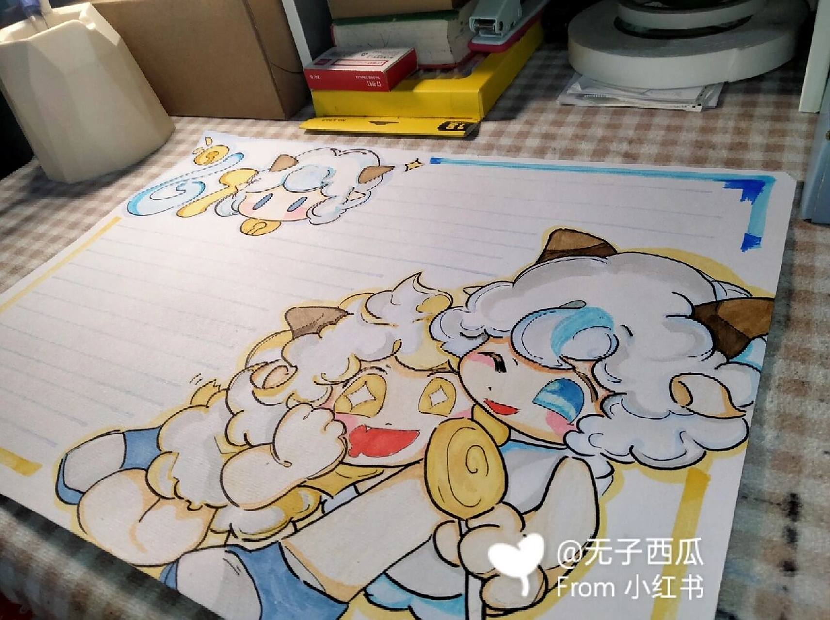 六一儿童节手抄报 喜羊羊与灰太狼里没有幼稚,只有励志! .