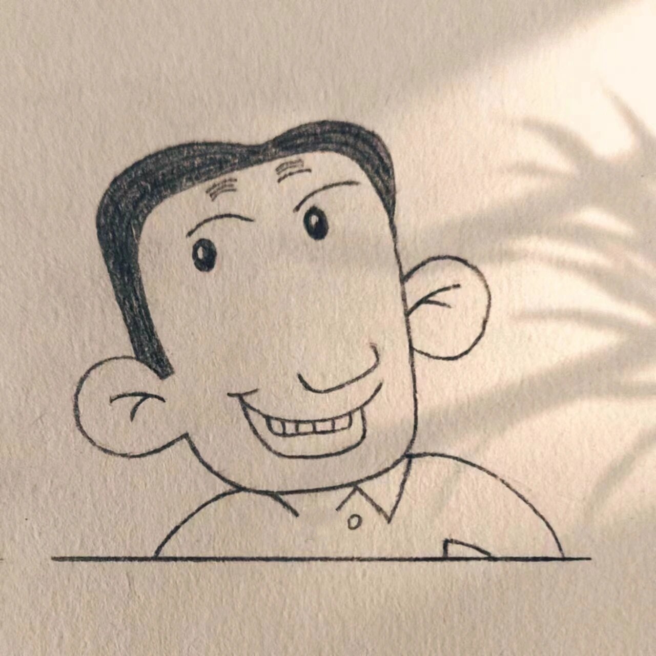 挑战99幅简笔画|胡英俊～ 99世界本身就如此嘈杂,若想过好生活你得