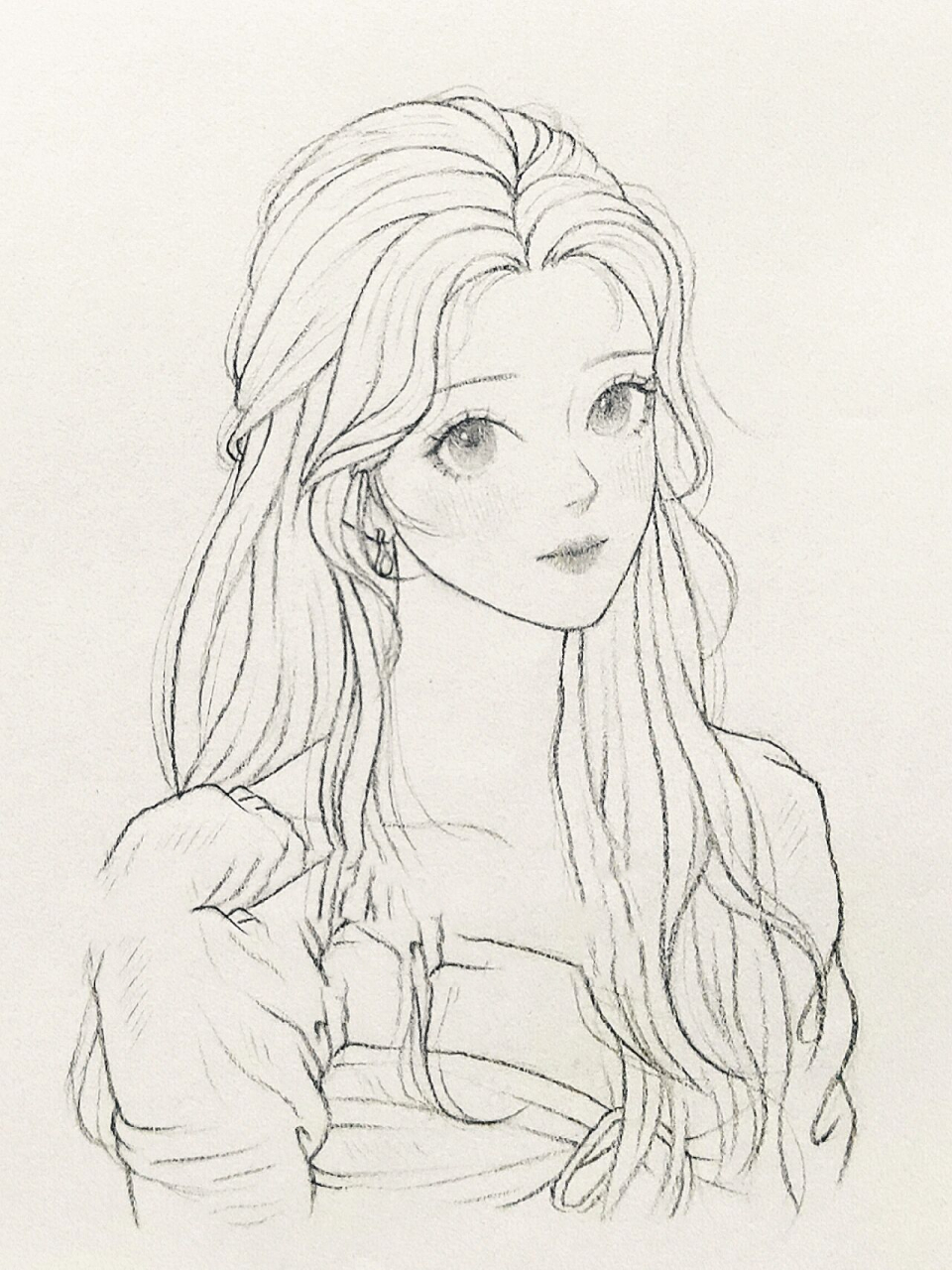 好喜欢虞书欣啊啊啊 今天画了一张,图源来自小 	 96手绘工具:0