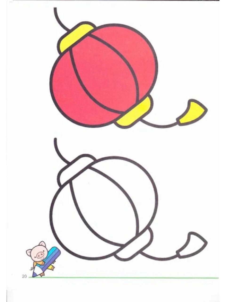 宝宝早教绘画必备素材,看似简单,但是十分考验宝宝的耐心和仔细!