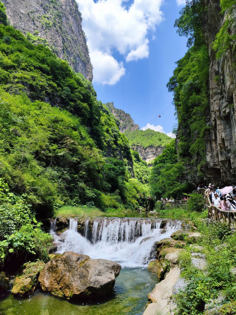 山西长治~太行山八泉峡一日游 一个人网上买了跟团车,自己网上提前